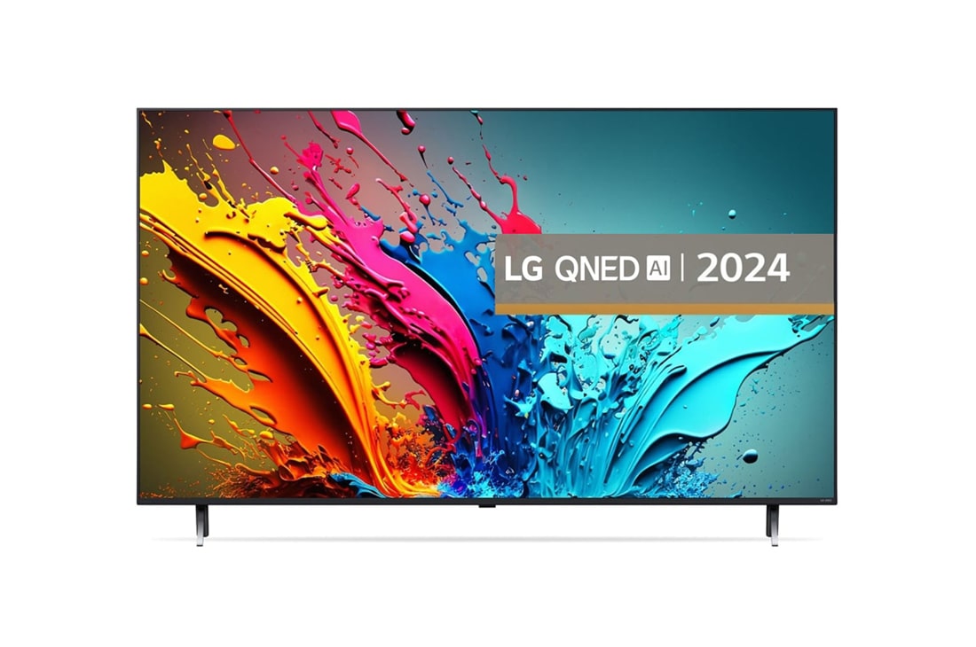 LG QNED QNED85 4K Smart TV 50 Inch 2024, Vedere din față, 50QNED85T3A