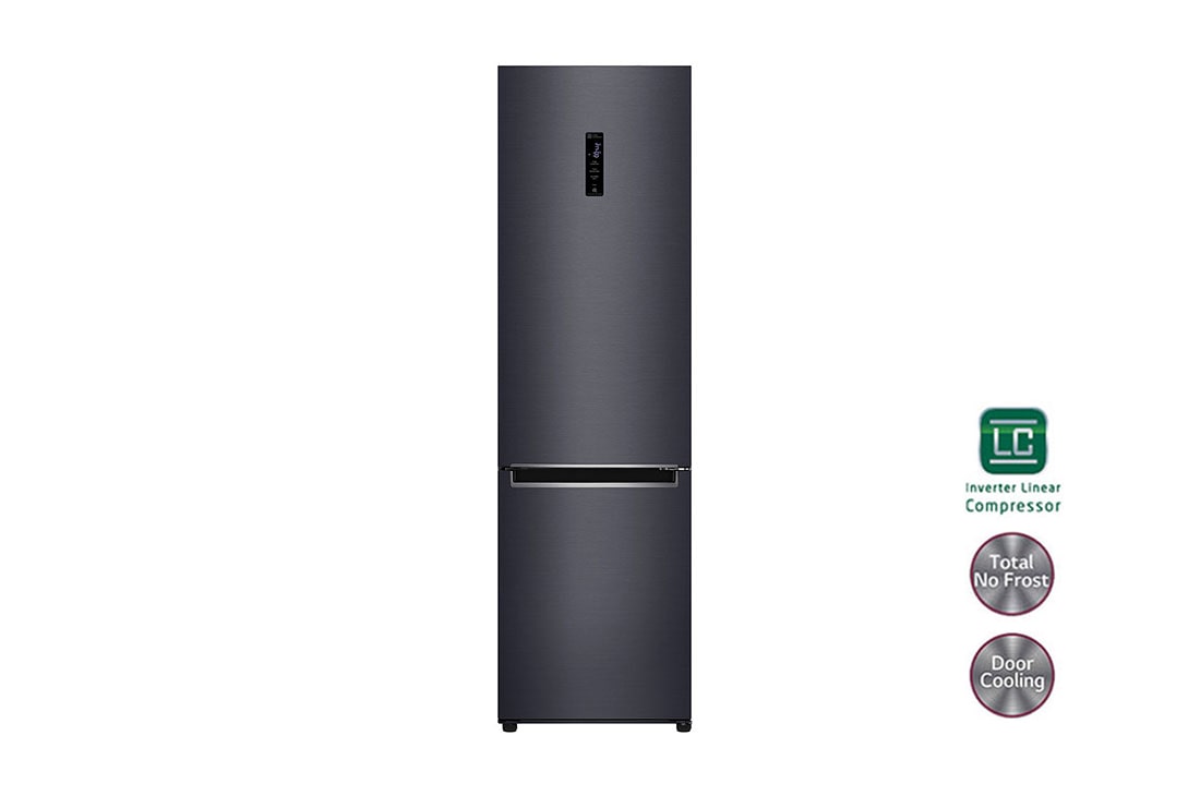 LG Kombinovani frižider sa donjim zamrzivačem, DoorCooling⁺™ tehnologija, ThinQ™, kapacitet 384L, GBB72MCDFN