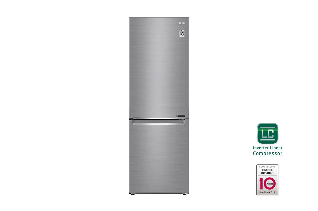 LG Kombinovani frižider sa donjim zamrzivačem, DoorCooling⁺™ tehnologija, kapacitet 341L, GBB71PZEFN