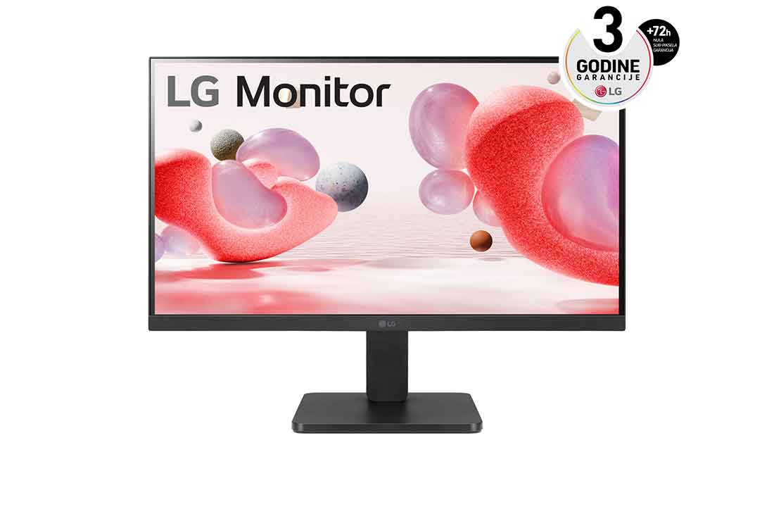 LG 22'' 16:9 VA panel kancelarijski monitor sa brzinom osvežavanja od 100 Hz, prednji prikaz, 22MR410-B