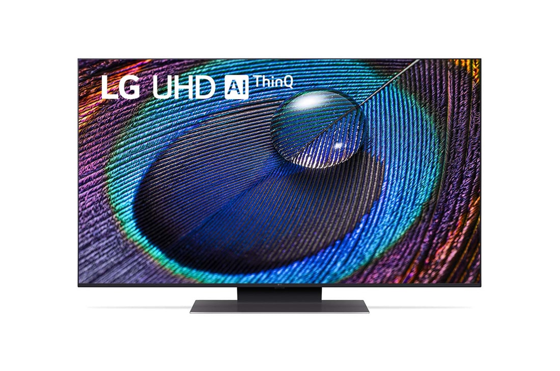 LG UHD UR91 50 inča 4K Smart TV, 2023, Prikaz LG UHD TV spreda, 50UR91003LA