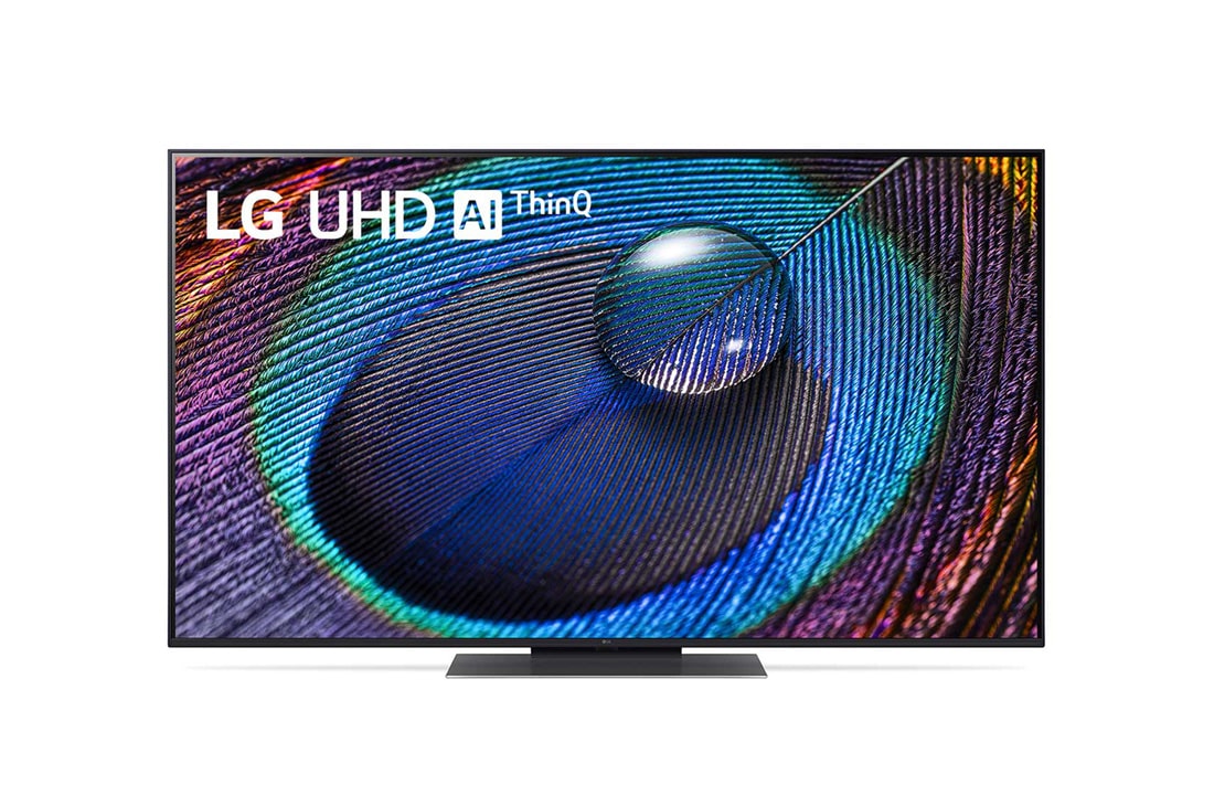 LG UHD UR91 55 inča 4K Smart TV, 2023, Prikaz LG UHD TV spreda, 55UR91003LA