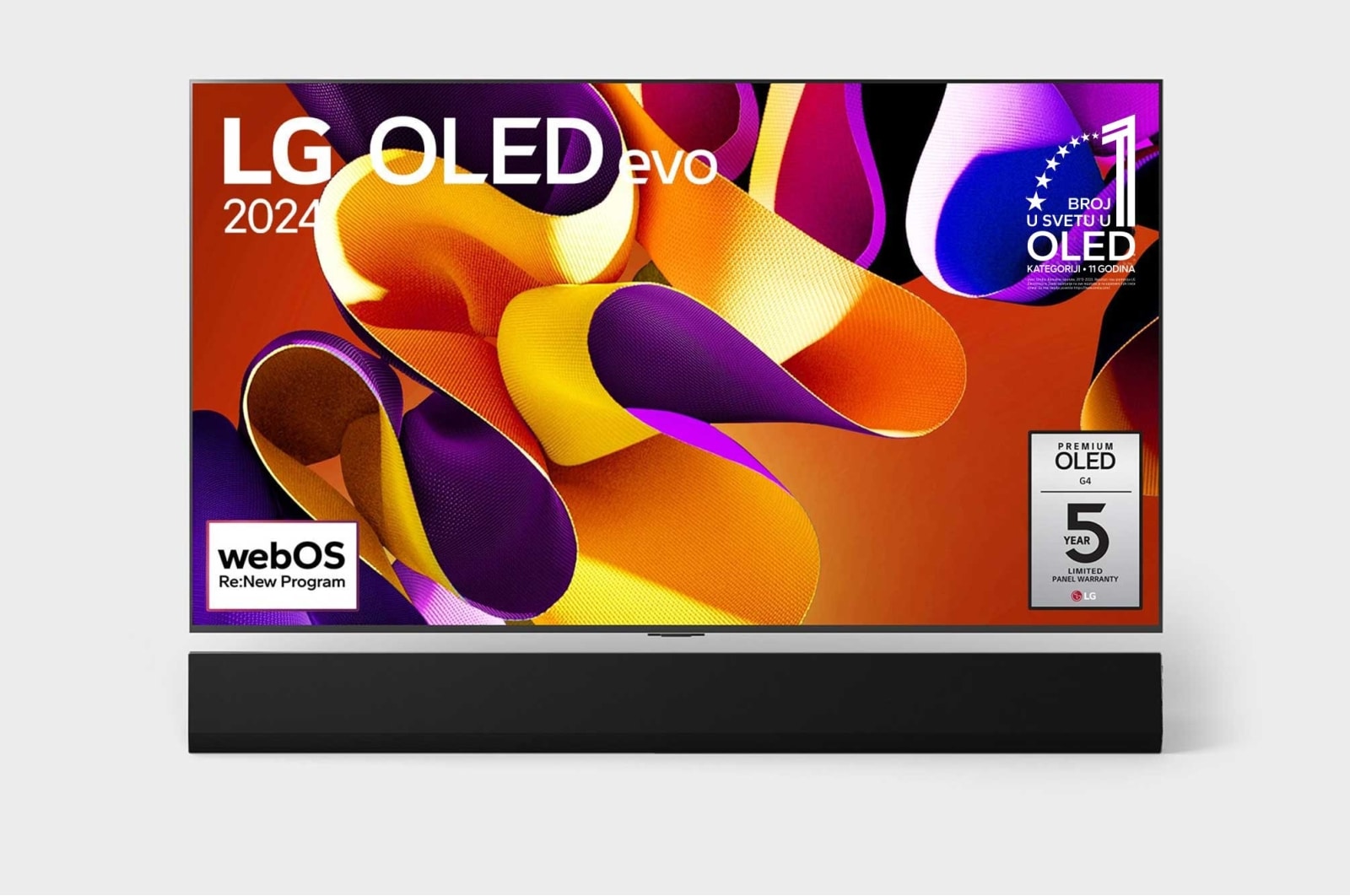 65-inčni LG OLED evo G4 4K Smart TV OLED65G42LW | LG RS