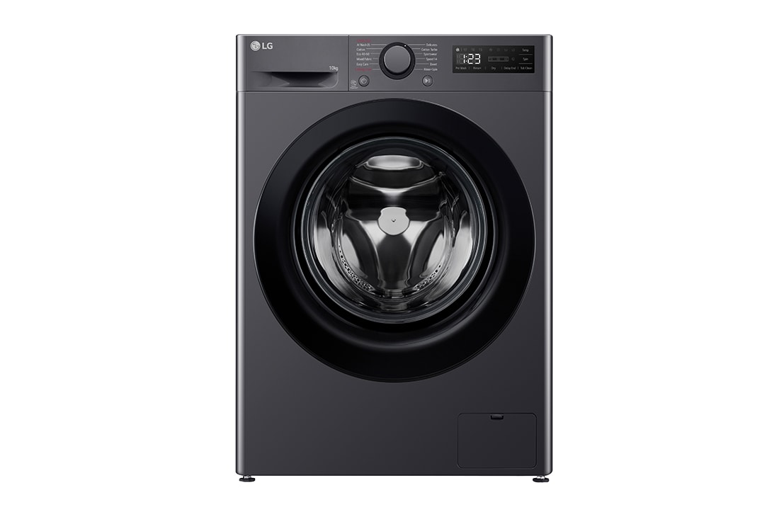 LG 10 kg, max. 1400 obrtaja/min., Mašina za pranje veša sa parom, AI DD™ tehnologija, Pogled Spreda, F4WR510SBM