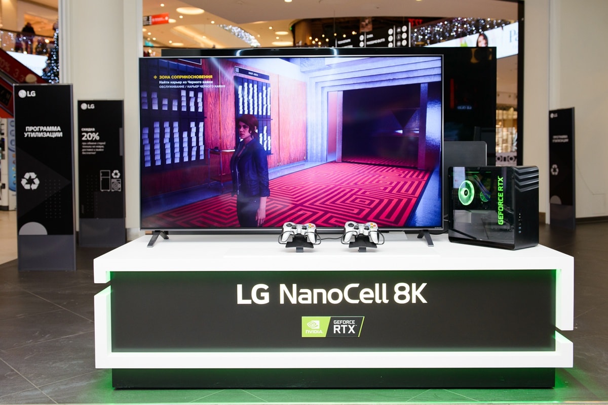 Гейминг в 8K на NanoCell телевизоре LG с NVIDIA в фирменном премиальном  магазине LG в ТЦ «Метрополис» | LG Россия