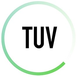 Icon of LG DUAL Inverter Heat Pump™ Dryer is certified as a TUV Green Product.