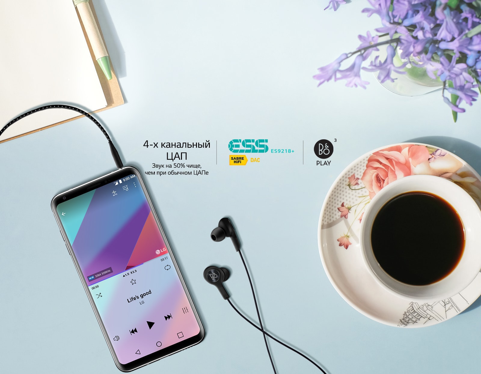 Смартфон LG V30 + H930DS blue: характеристики, обзоры, где купить — LG  Россия