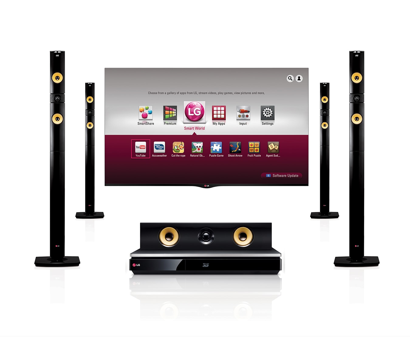 Lg 9.1 best sale channel home theater