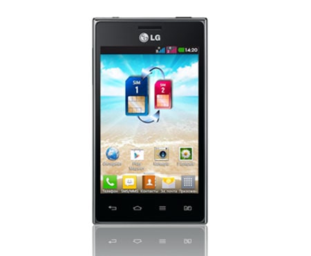 Настройки телефона lg e615