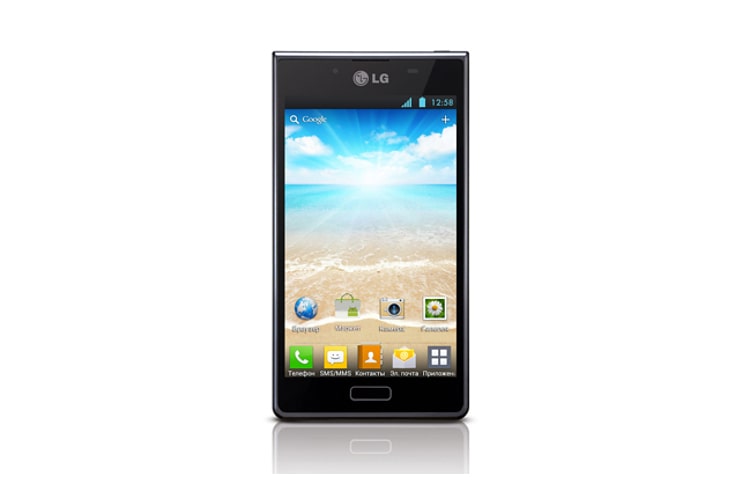 Форматировать телефон lg p705