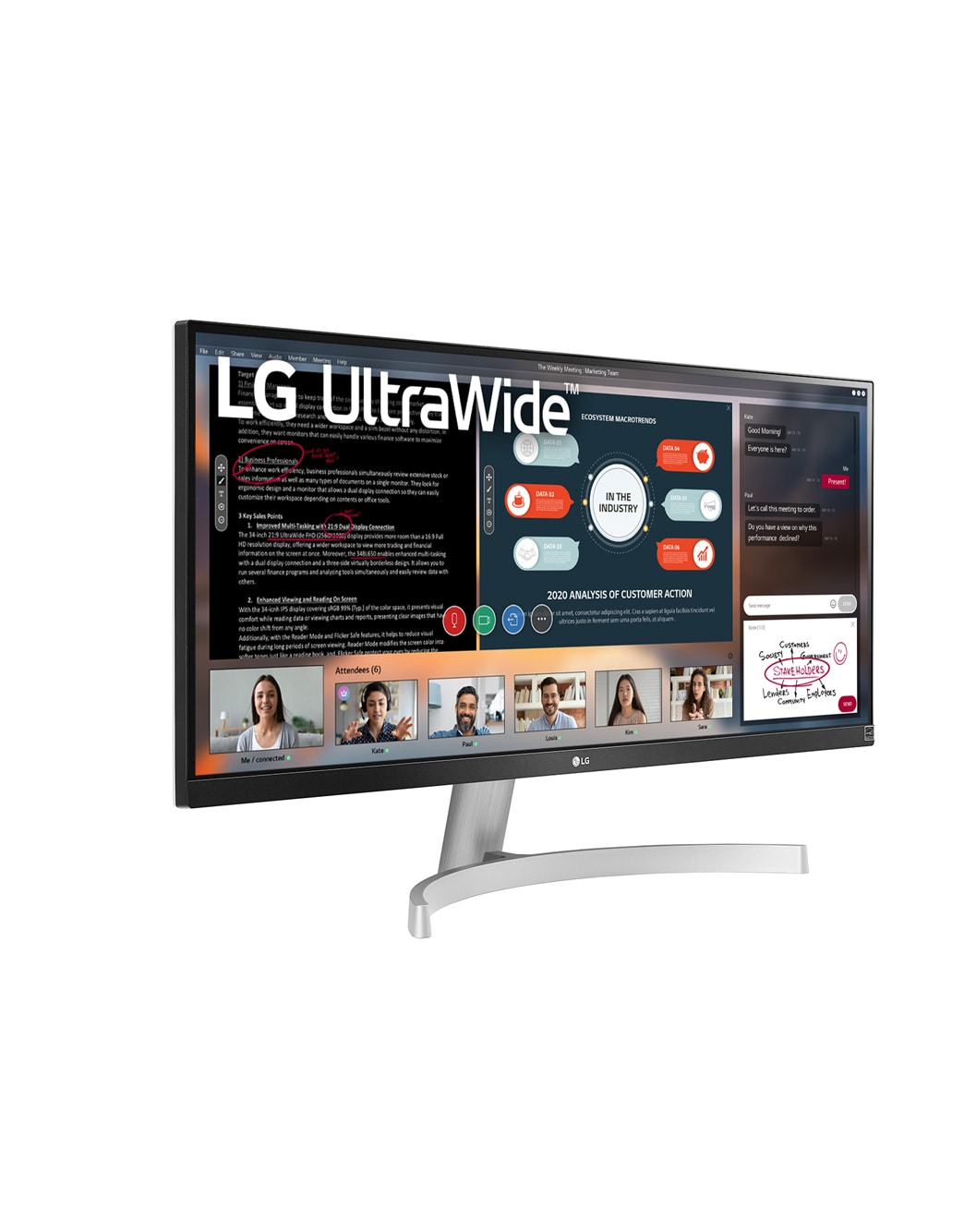 Монитор LG 29WN600-W. Описание продукта на официальном сайте производителя.  Особенности, технические характеристики, обзоры, фото продукта. Где купить  — LG Россия