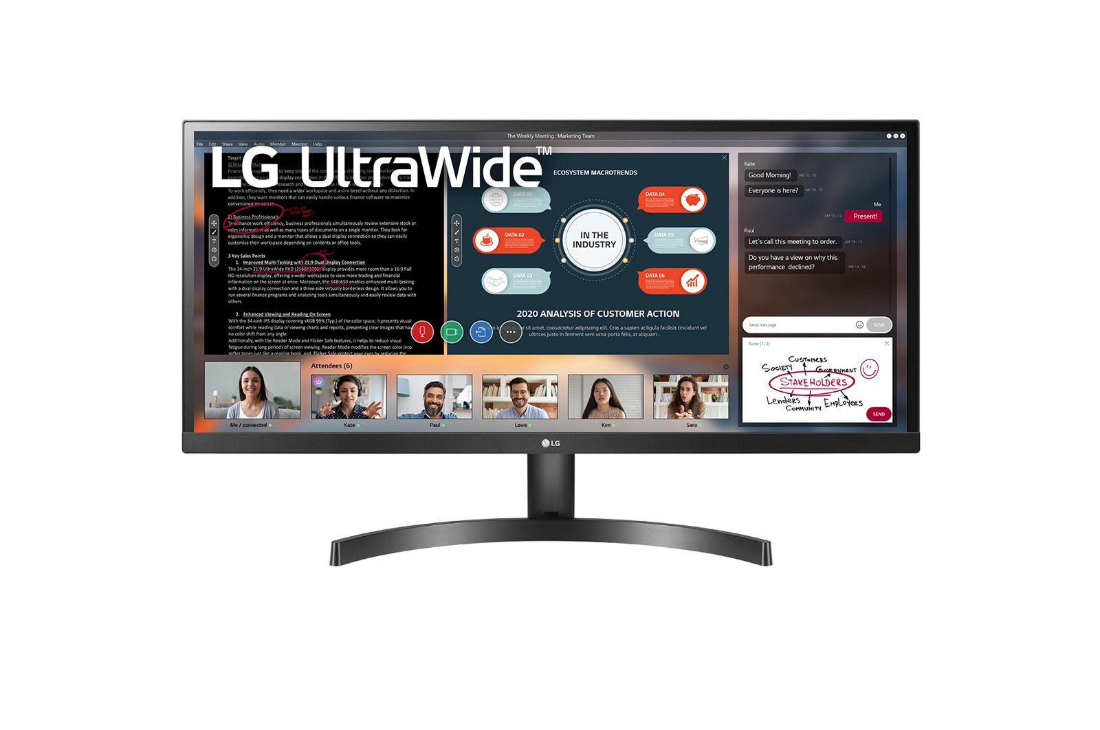 Монитор lg 34wl50s обзор