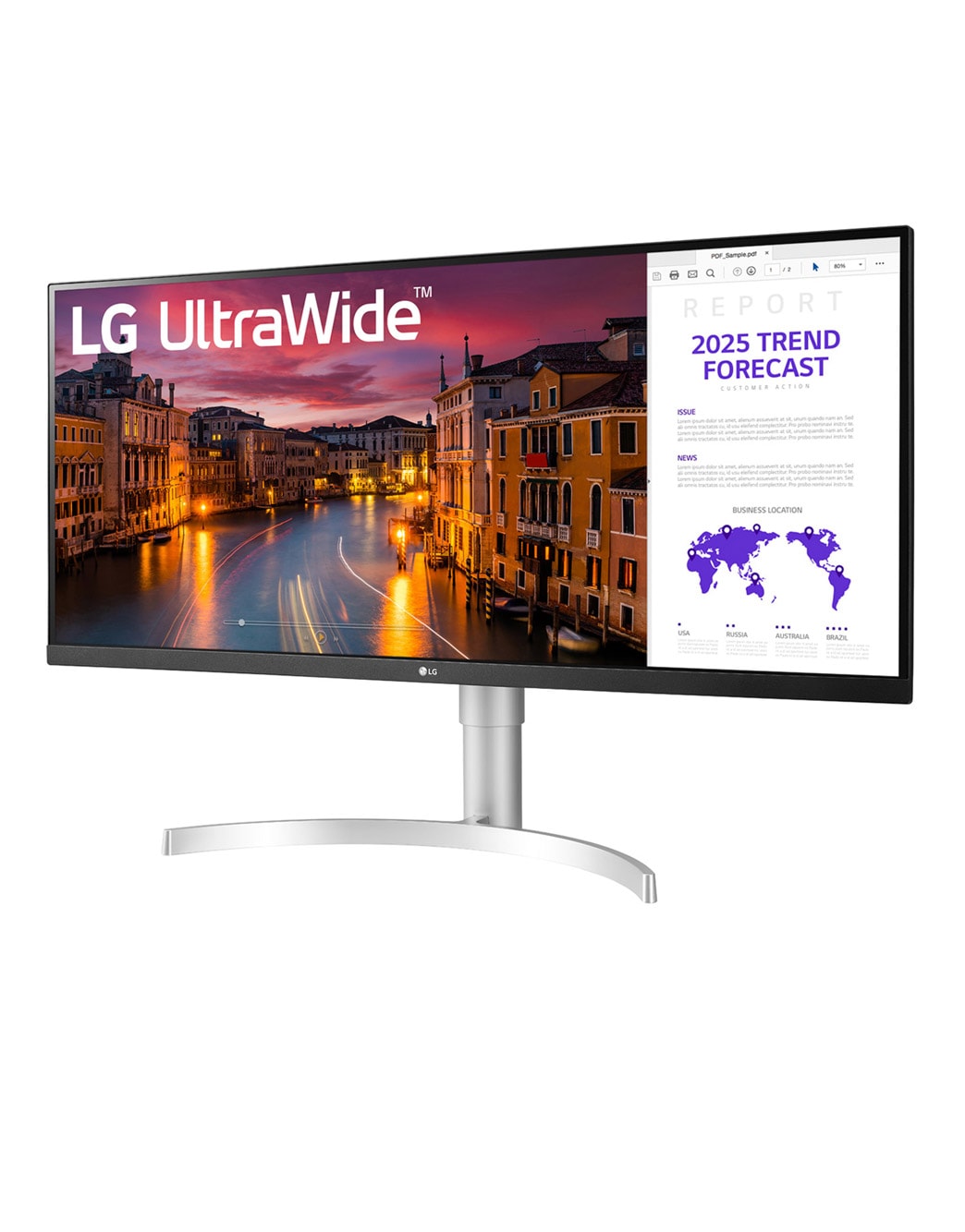 Монитор LG 34WN650-W. Описание продукта на официальном сайте производителя.  Особенности, технические характеристики, обзоры, фото продукта. Где купить  — LG Россия