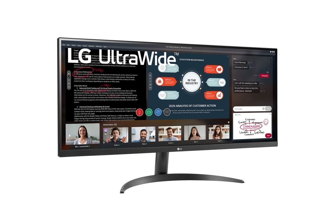 Монитор LG 34WP500-B. Описание продукта на официальном сайте производителя.  Особенности, технические характеристики, обзоры, фото продукта. Где купить  — LG Россия