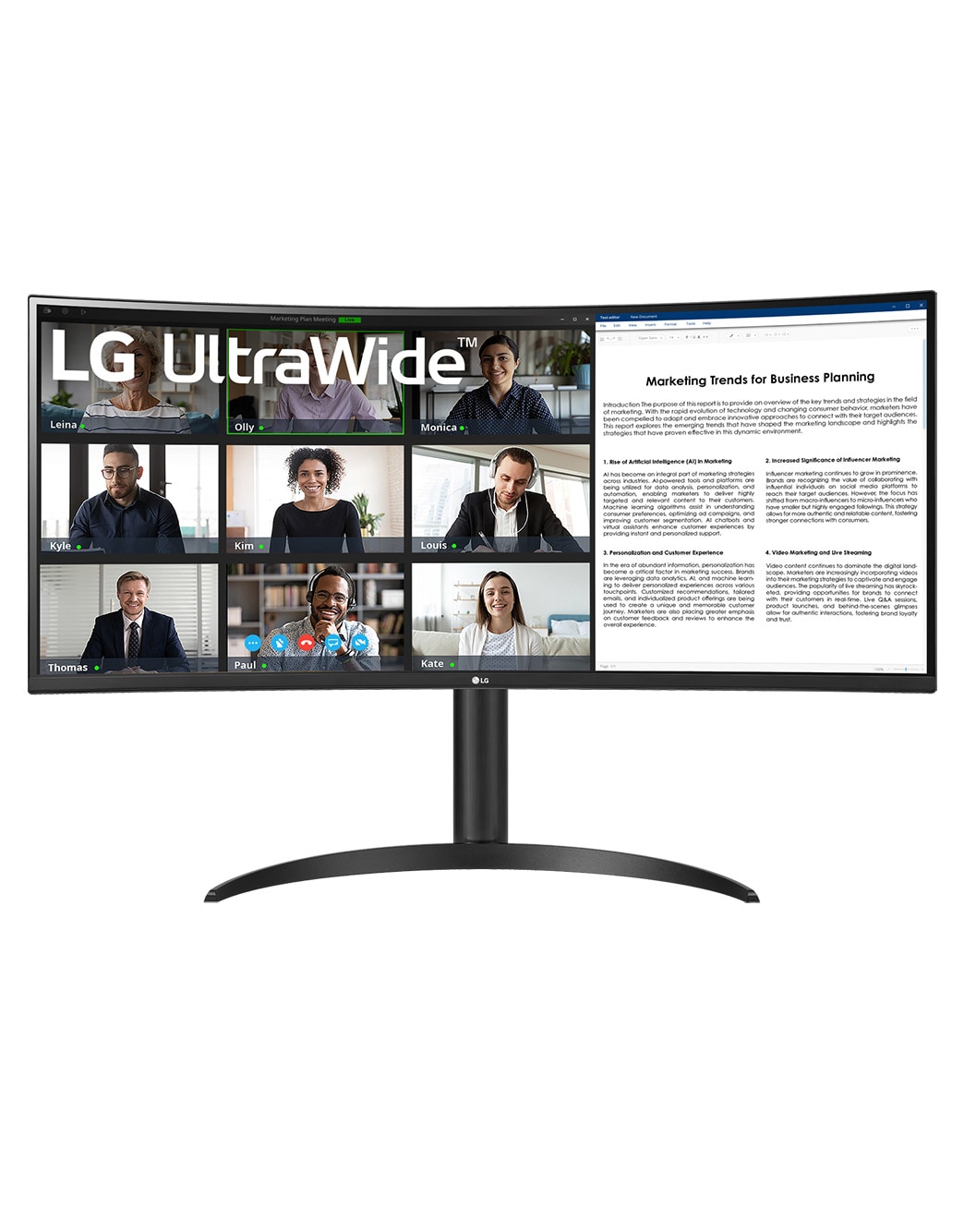 34-дюймовый изогнутый монитор UltraWide QHD с USB Type-C™ | LG Россия