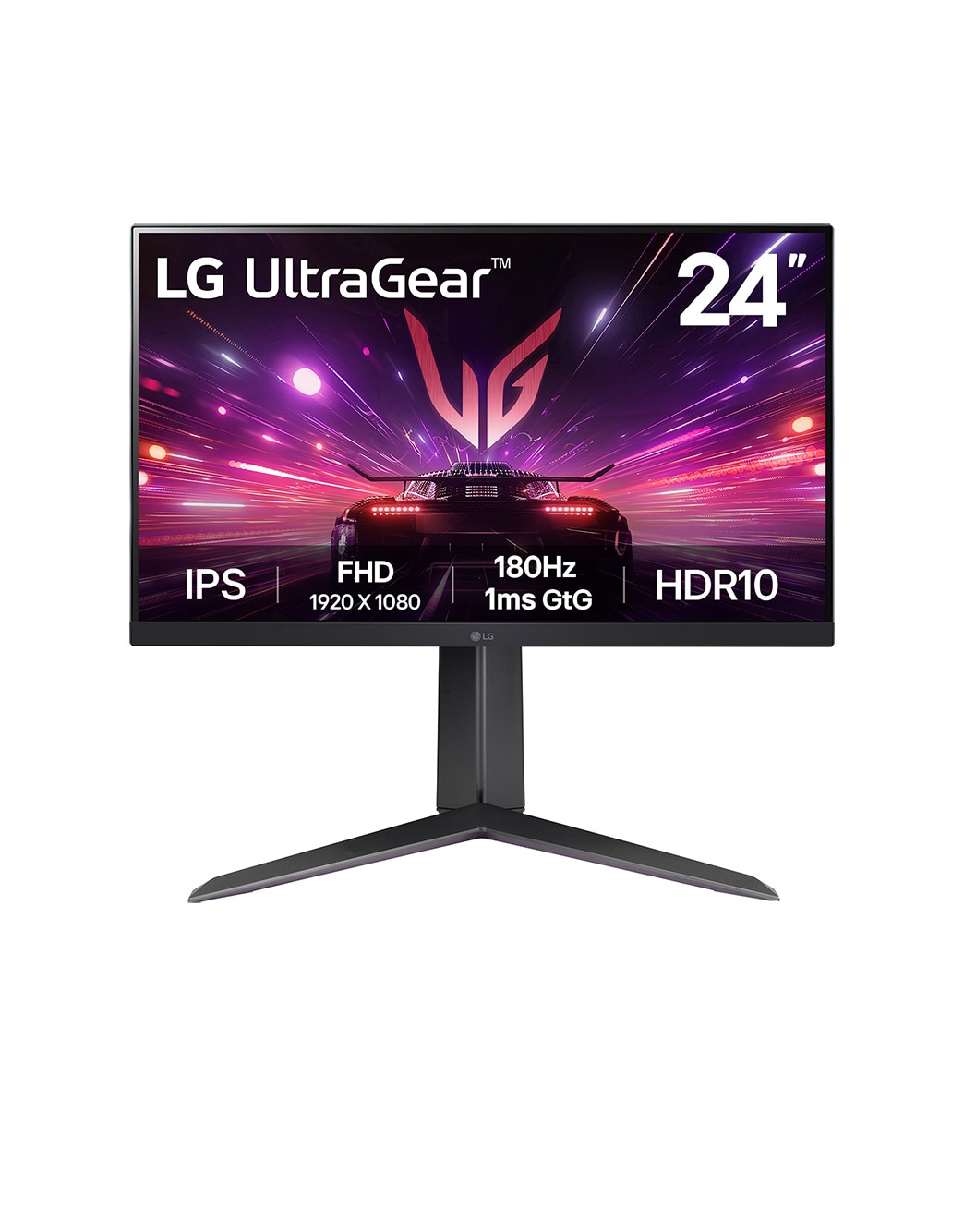 LG 24-дюймовый игровой монитор UltraGear™ Full HD IPS | 180Hz, IPS 1ms  (GtG), HDR10 | LG Россия