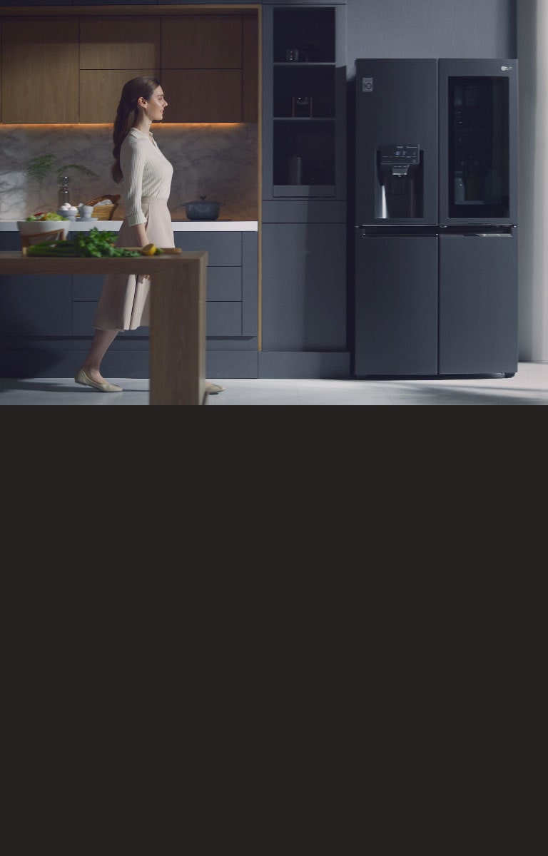 Холодильники LG InstaView™ Door-in-Door® - купить холодильник с зеркальной  дверью по выгодной цене, отзывы