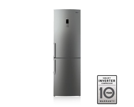 LG Двухкамерный холодильник LG Total No Frost. Высота 190см. Цвет: нержав.сталь, GA-B439ZMQA