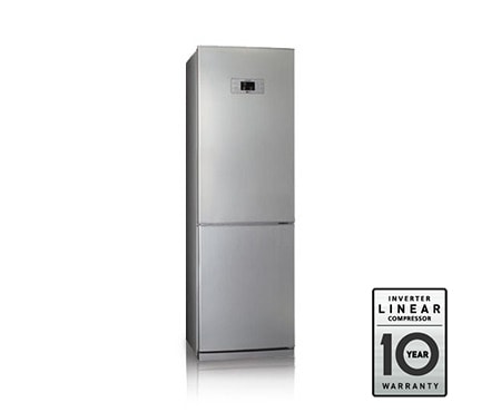 LG Двухкамерный холодильник LG Total No Frost. Высота 190см. Цвет: серебристый, GC-B399PLQK