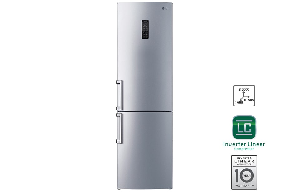 Холодильник LG GA-B499ZVTP золотистый/рисунок (двухкамерный)
