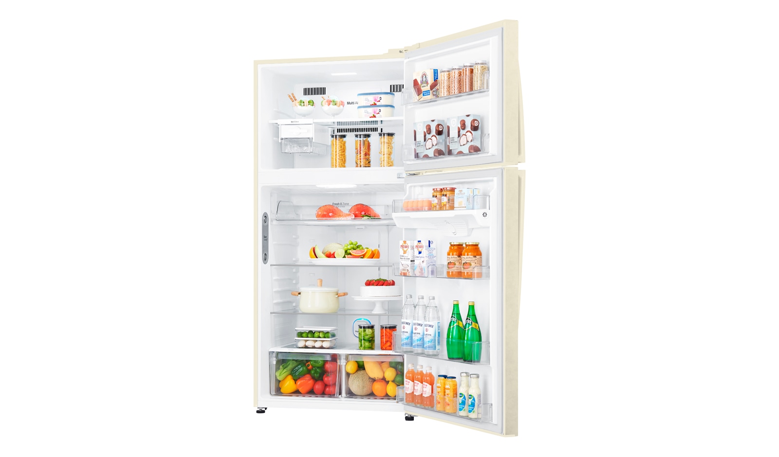 LG Холодильник LG GR-H802HEHZ | 630л | DoorCоoling+ | Бежевый, GR-H802HEHZ