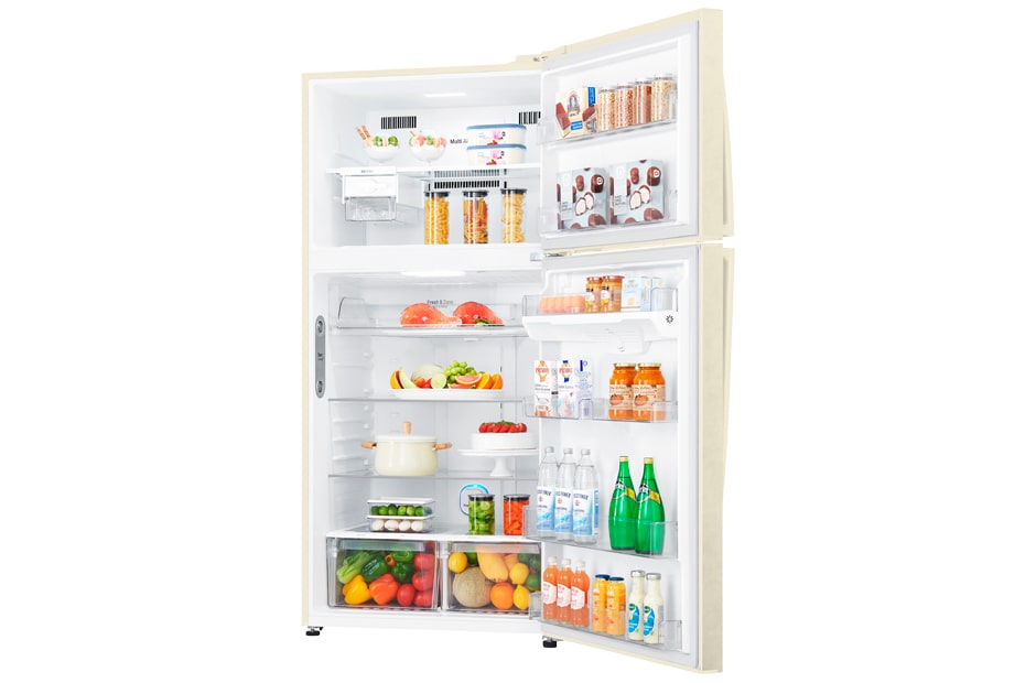 LG Холодильник LG GR-H802HEHZ | 630л | DoorCоoling+ | Бежевый, GR-H802HEHZ
