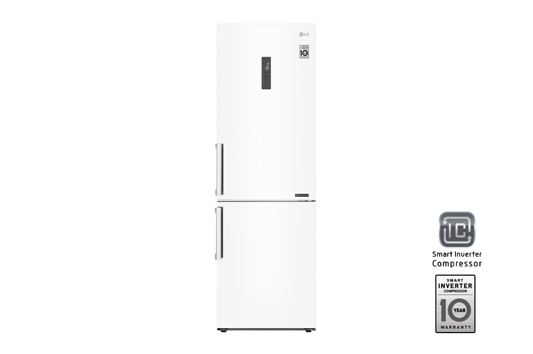 LG Холодильник LG GA-B459BQGL | 374л | DoorCooling⁺ | Белый, GA-B459BQGL