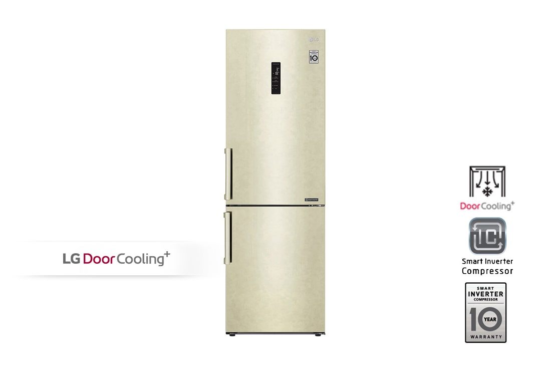 LG Холодильник LG GA-B459BEKL | 374л | DoorCooling⁺ | Бежевый, GA-B459BEKL