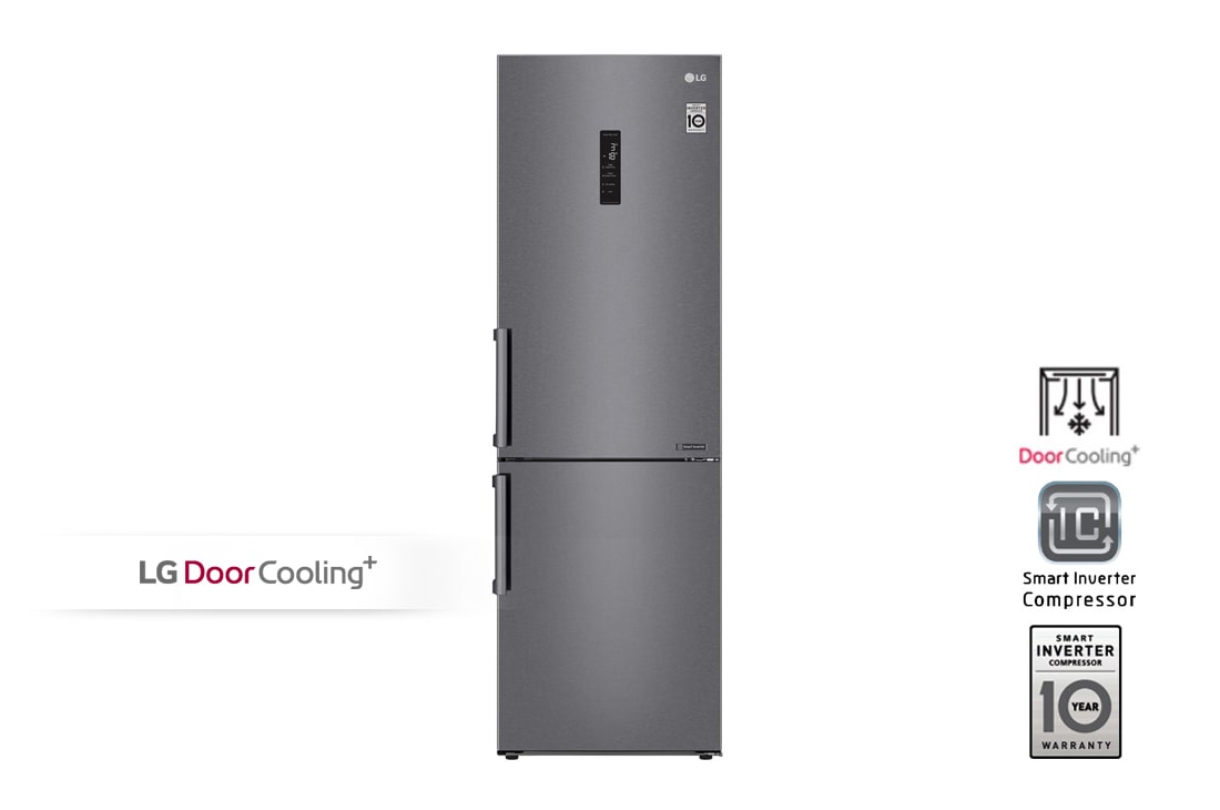 LG Холодильник LG GA-B459BLKL | 374л | DoorCooling⁺ | Графитовый, GA-B459BLKL