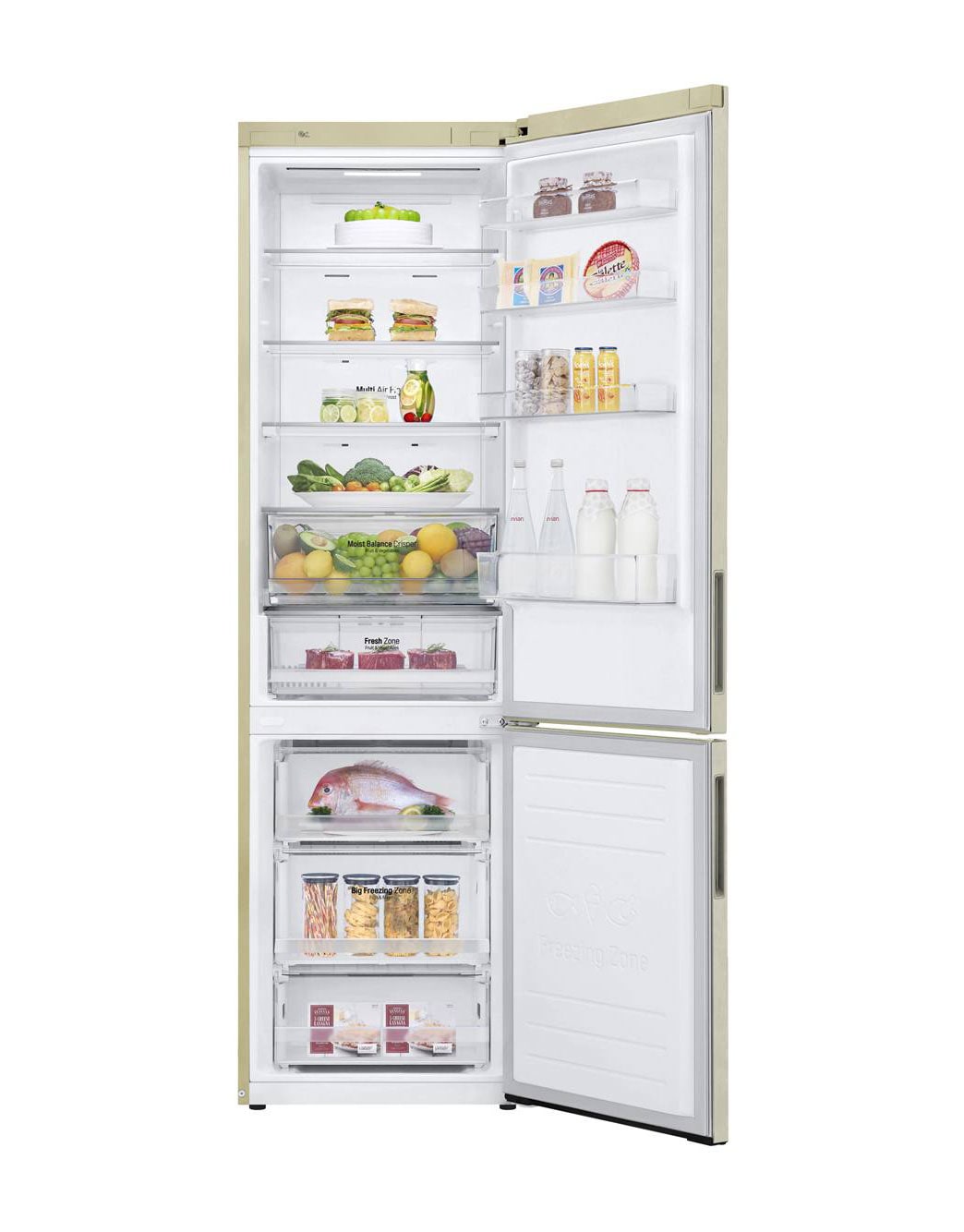 LG Холодильник LG -GA-B509CEQZ | 419л | Бежевый | Total No Frost, GA-B509CEQZ