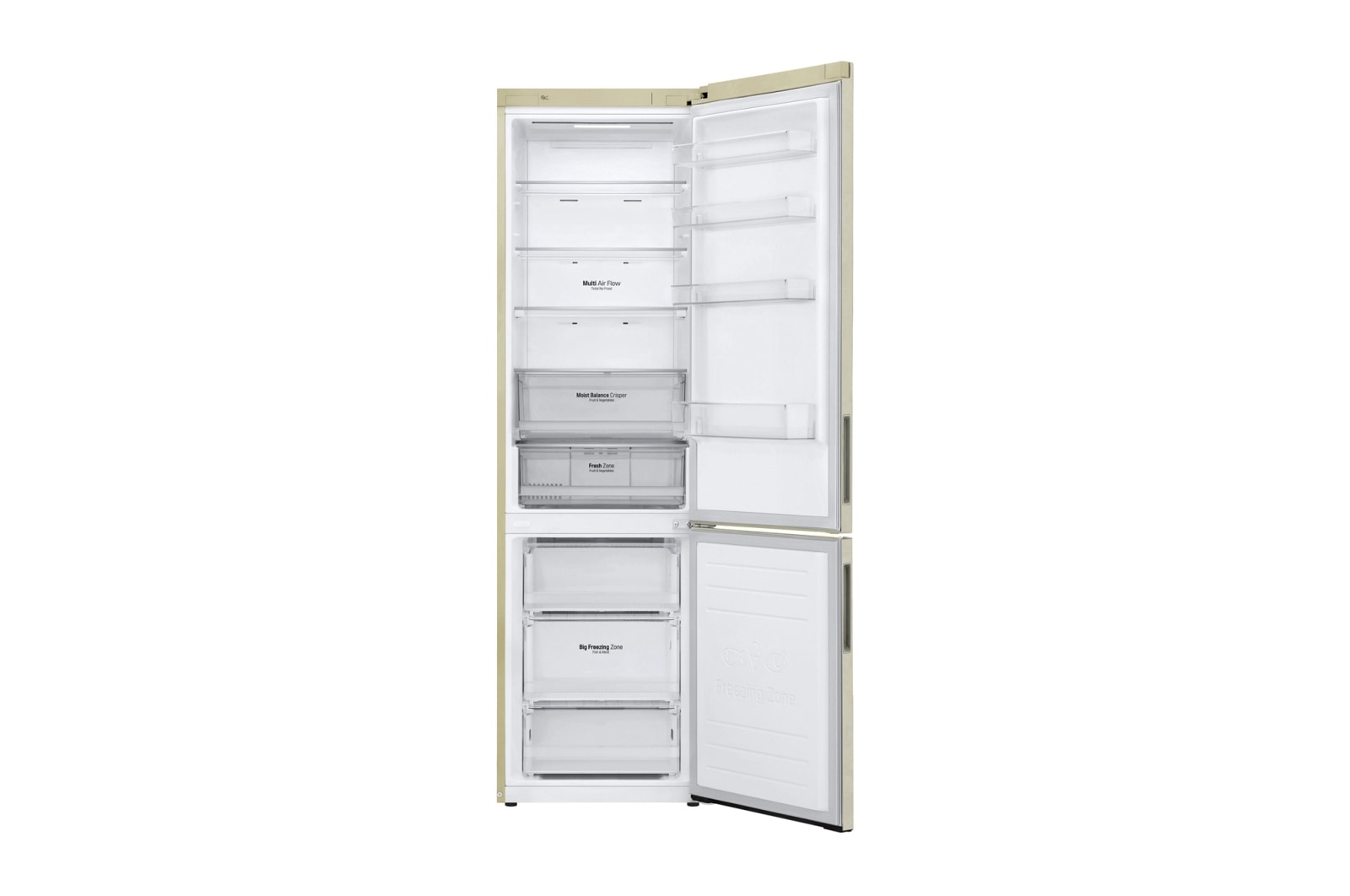 LG Холодильник LG -GA-B509CEQZ | 419л | Бежевый | Total No Frost, GA-B509CEQZ
