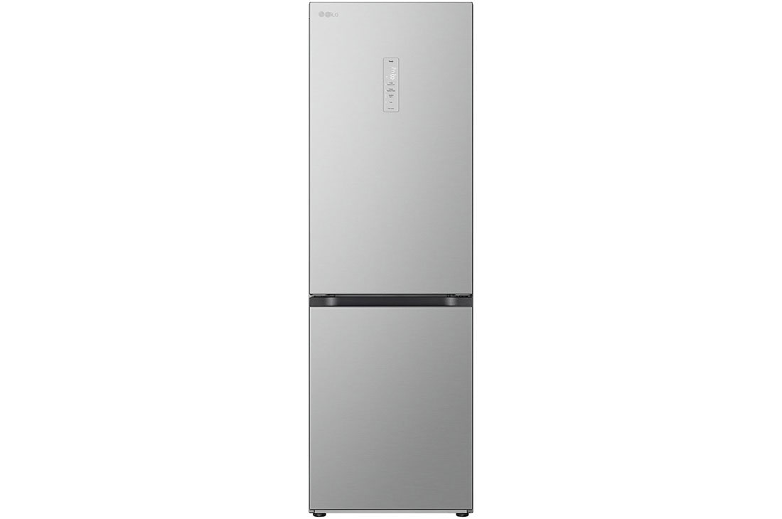 LG 422 л, Холодильник LG DoorCooling⁺ с нижней морозильной камерой, Гигиенический фильтр, Складная полка, GC-B509FNZW