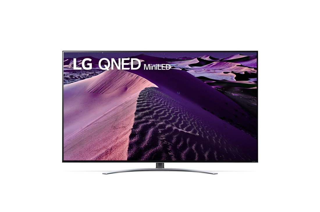 LG 4K QNED MiniLED телевизор 75'' LG 75QNED876QB, front view with infill image, 75QNED876QB