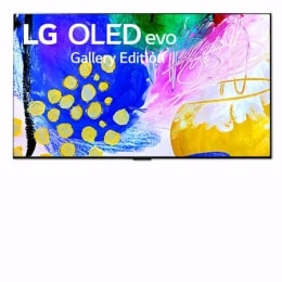 Вид спереди LG OLED evo серии Gallery