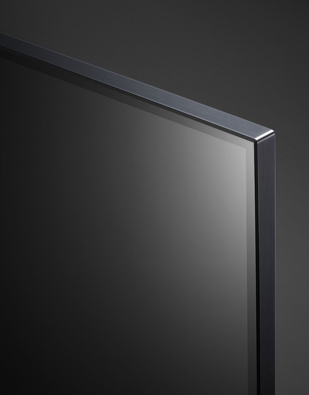 LG 4K телевизор 86'' LG 86QNED816RA, close-up view of panel, 86QNED816RA