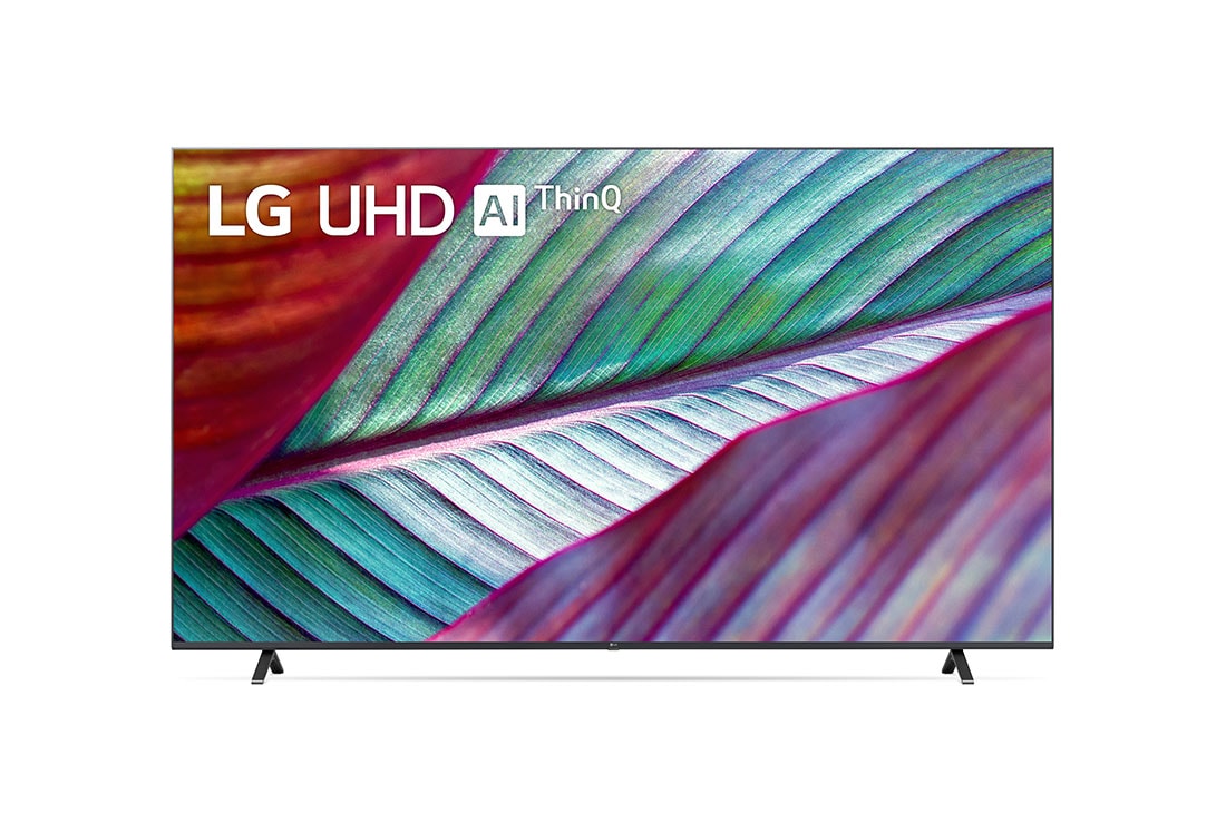 LG 4K Smart UHD телевизор 75'' LG 75UR78006LK, Вид телевизора LG UHD спереди, 75UR78006LK