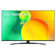 LG 4K NanoCell телевизор 55'' LG 55NANO766QA, Вид телевизора LG NanoCell спереди, 55NANO766QA, thumbnail 6