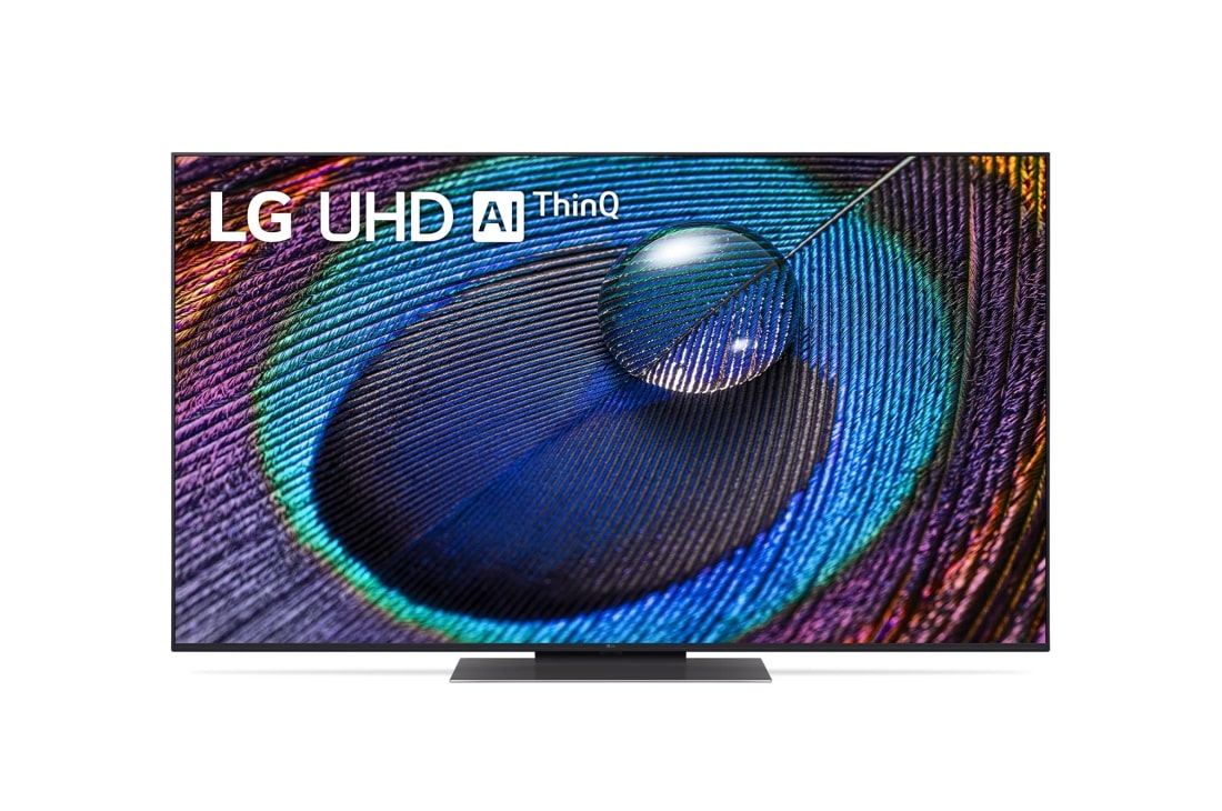 LG 4K Smart UHD телевизор 55'' LG 55UR91006LA, Вид телевизора LG UHD спереди, 55UR91006LA