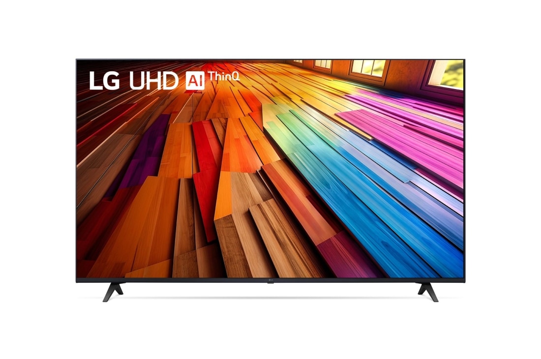 LG Телевизор Smart TV LG UHD UT80 4K 50'', Вид спереди на телевизор LG UHD TV, 50UT80006LA