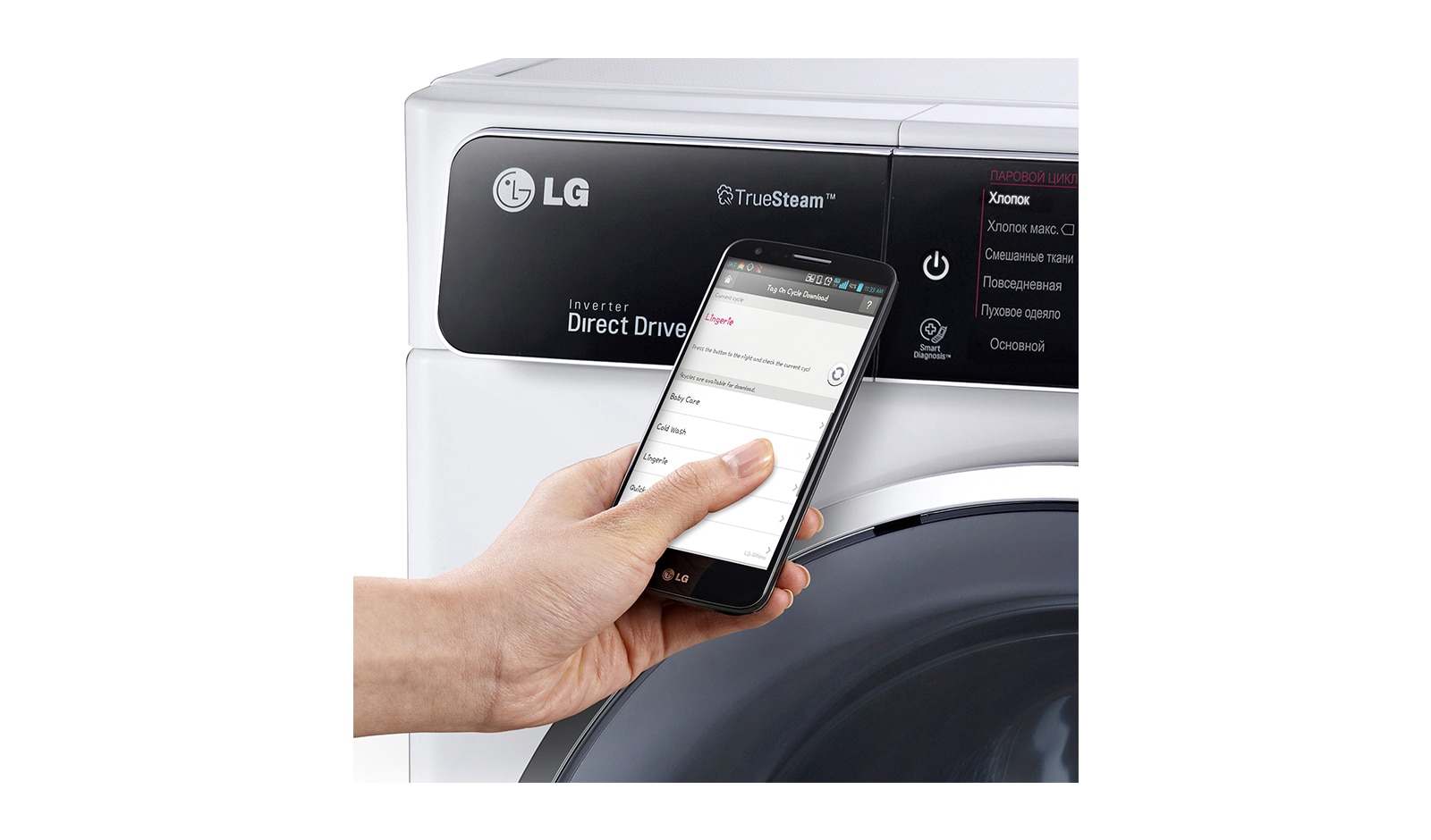 Lg truesteam inverter store direct drive