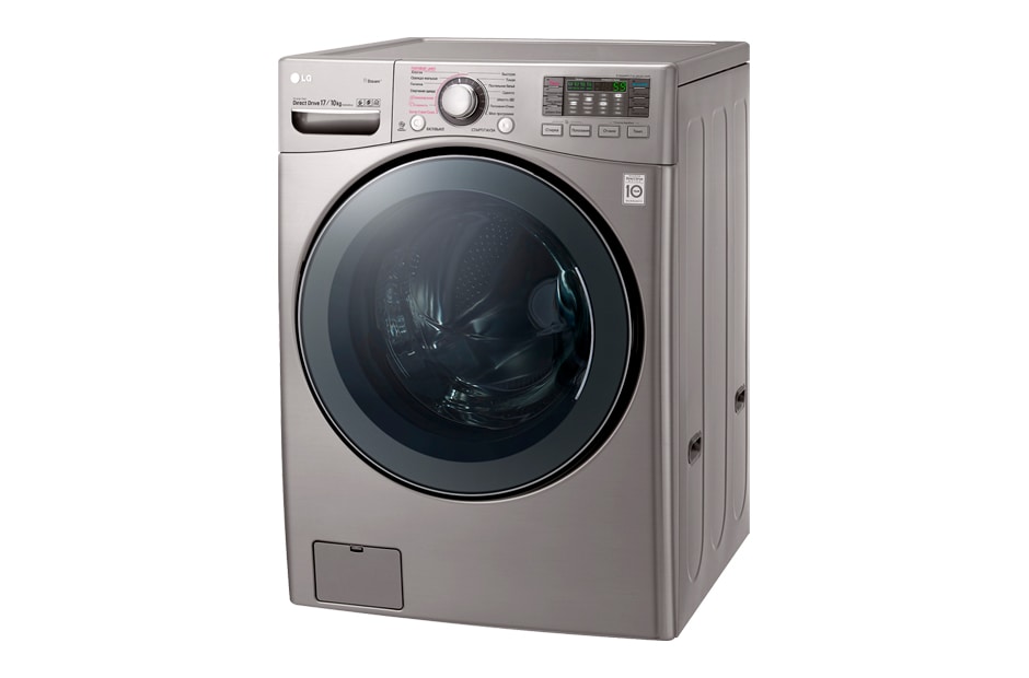 LG Стирально-сушильная машина LG F1K2CH2T с паром, 17/10 кг, F1K2CH2T