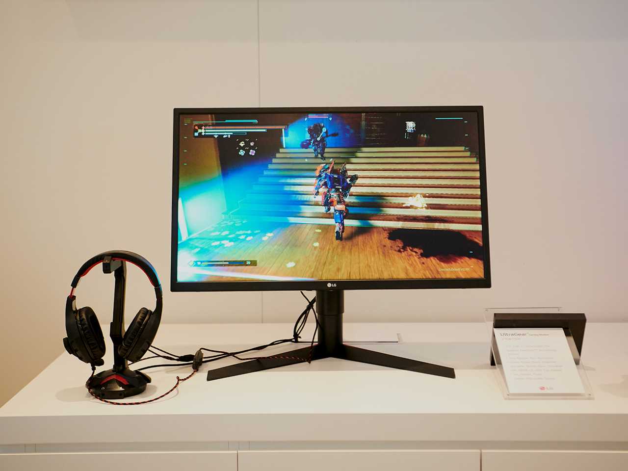 IFA 2018: Игровой монитор LG 27GK750F время показа секции видеоигр на выставке LG
