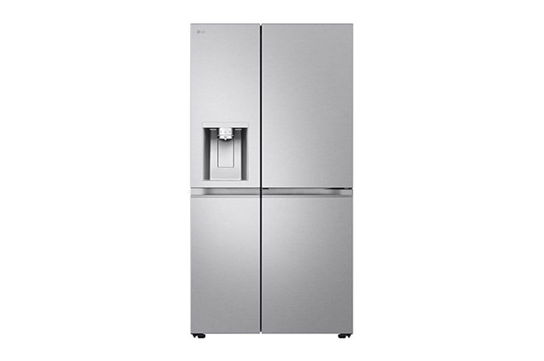 LG Americká chladnička LG | C | 628 l | DoorCooling+™ | UVnano™, Front view, GSLE91MBAC