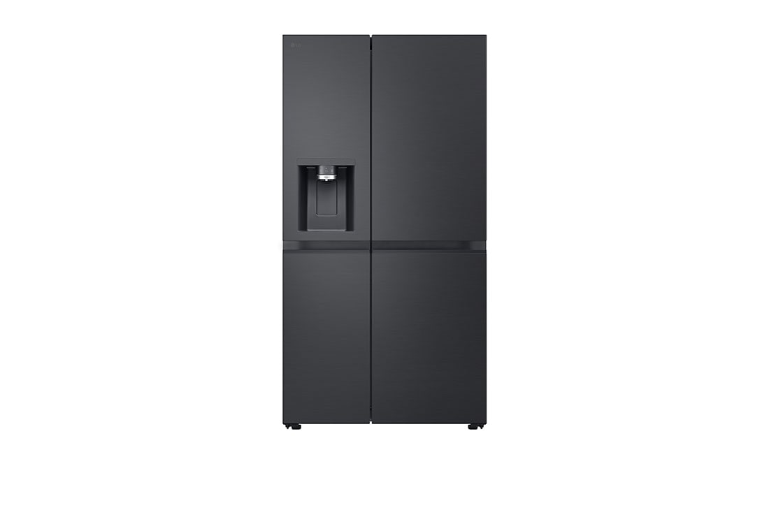 LG Americká chladnička LG | C | 628 l | DoorCooling+™ | UVnano™, Front view, GSLE91EVAC