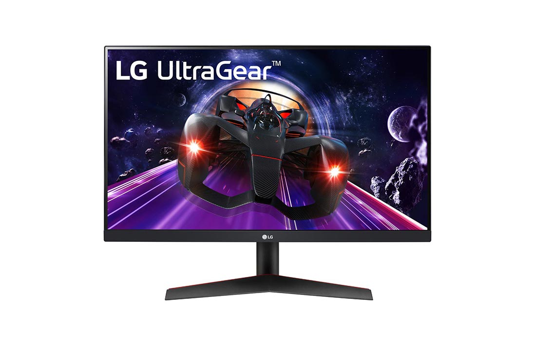 LG 23.8'' LG UltraGear monitor s IPS displejom, pohľad spredu, 24GN600-B