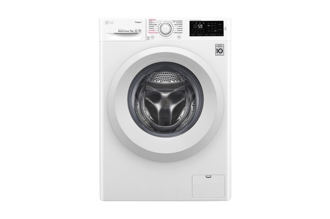 LG 7 kg parná práčka, 1200 ot./min, A+++ (v rozsahu A+++ až D), 6 Motion DD, Direct Drive™, Steam™ - parné pranie, ThinQ™, Pridať bielizeň, 14 programov, F72J5HY3W