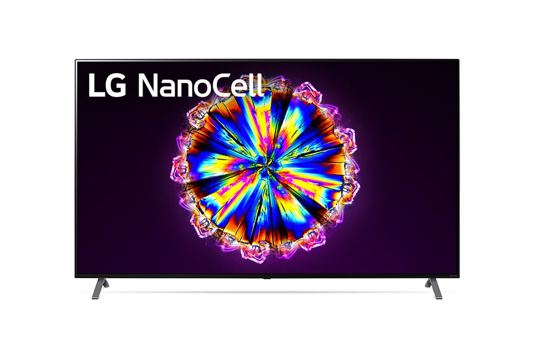 LG 75'' LG NanoCell TV, webOS Smart TV, pohľad spredu s ilustračným obrázkom, 75NANO90