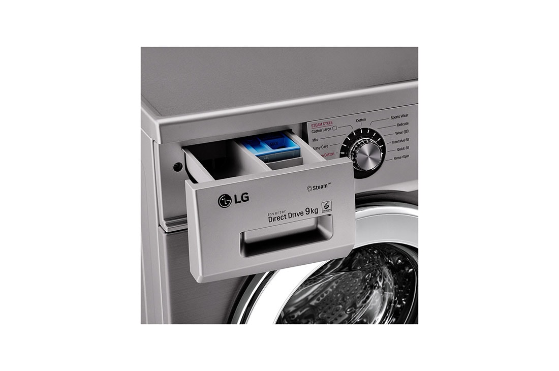 LAVE LINGE FRONTALE LG 9KG - SILVER (FH4G6VDY6)
