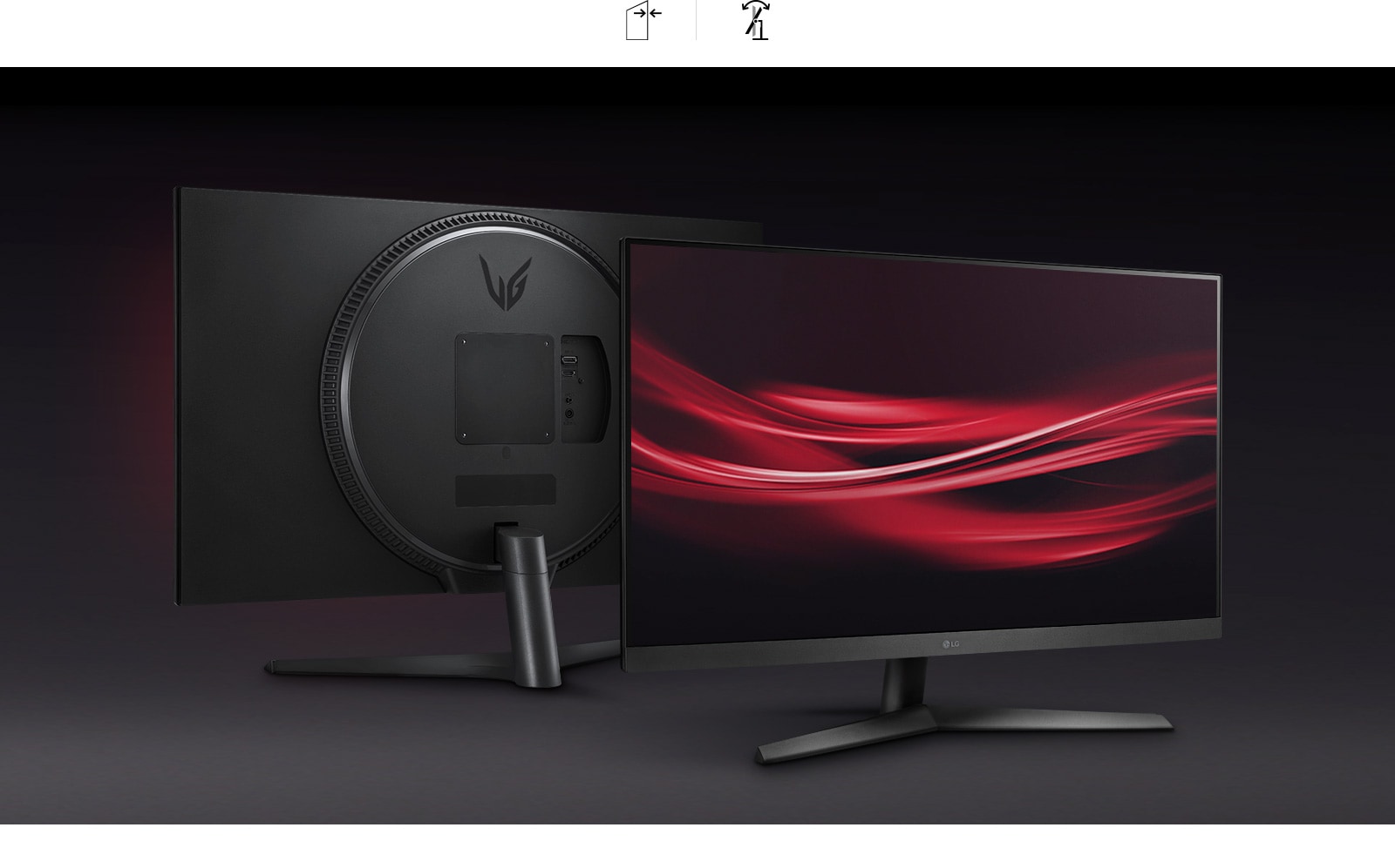 LG Moniteur de jeu LG UltraGear™ 31,5” QHD avec 165 Hz, MBR de 1