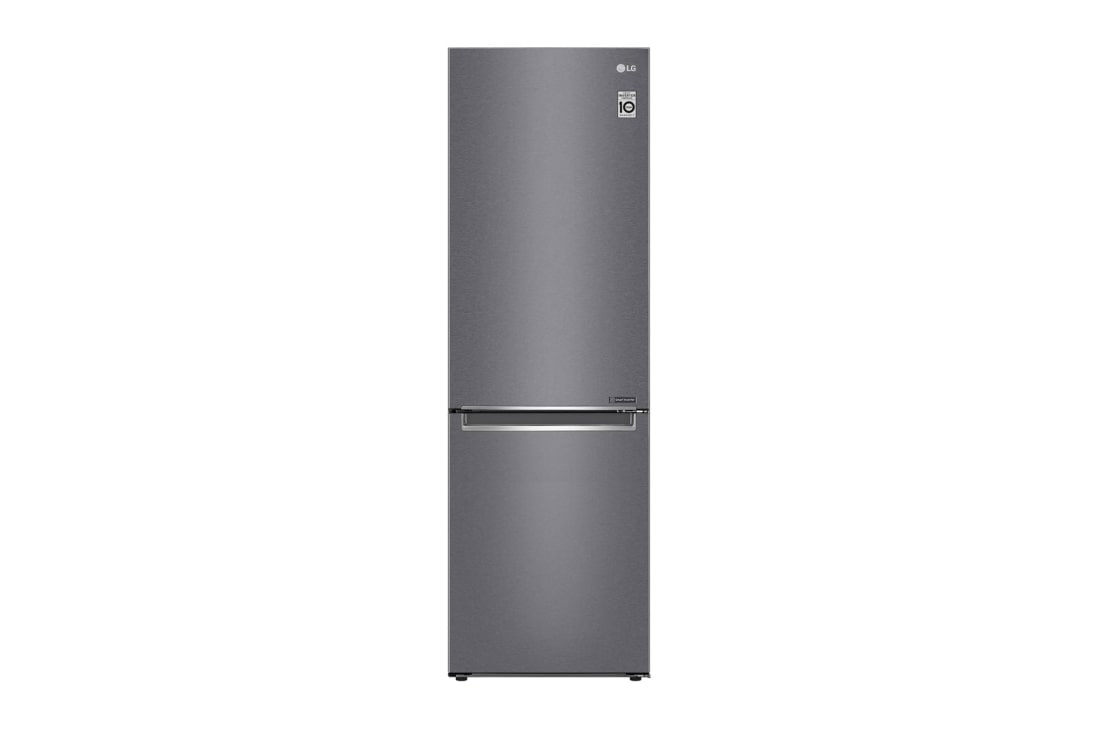 LG Réfrigérateur combiné | 341L | A++ | 36dB | Total No Frost |  Compresseur Smart Inverter, Front view, GW-B459NLLM